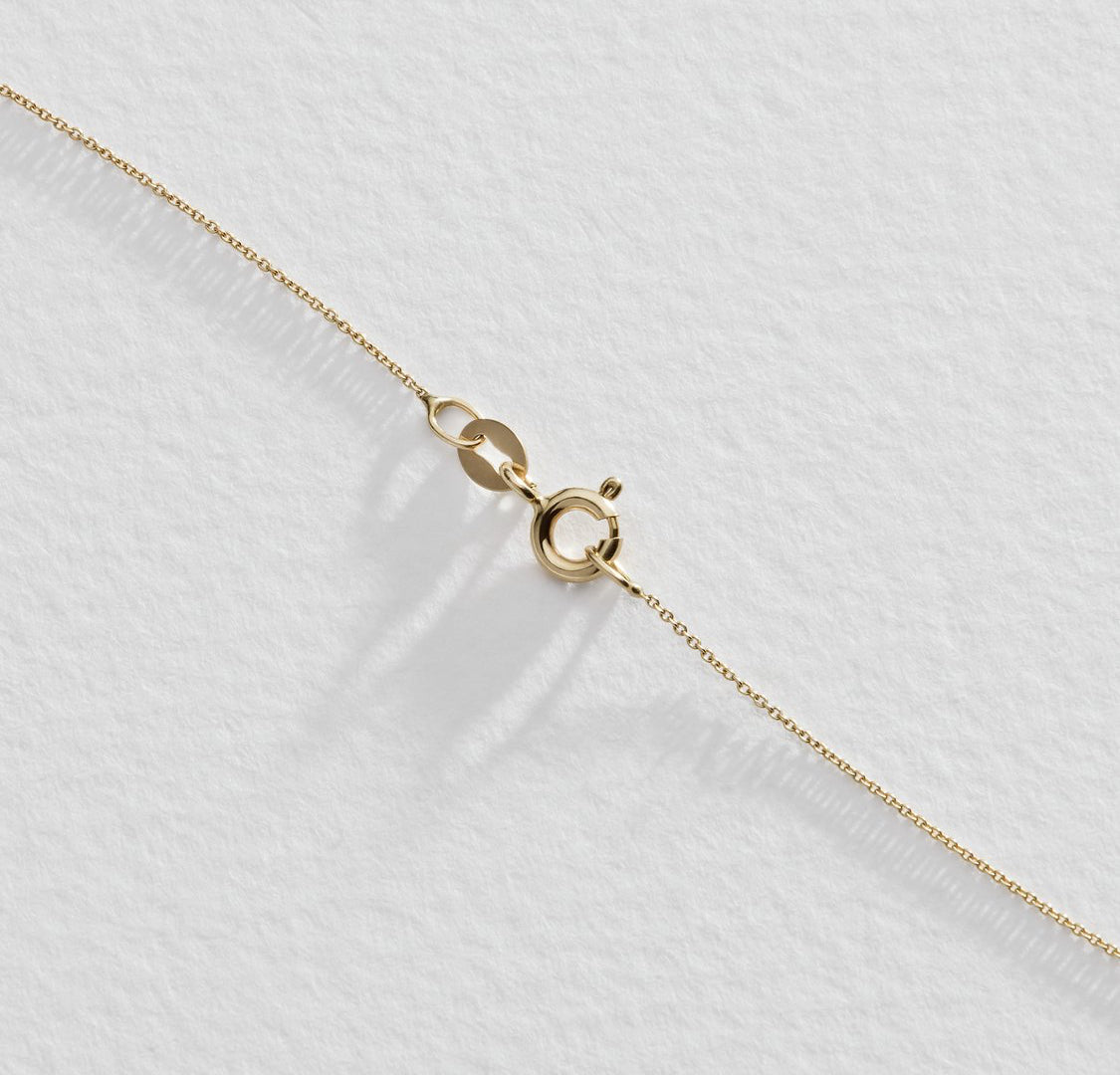 9ct Gold Played Ruby Diamond Necklace