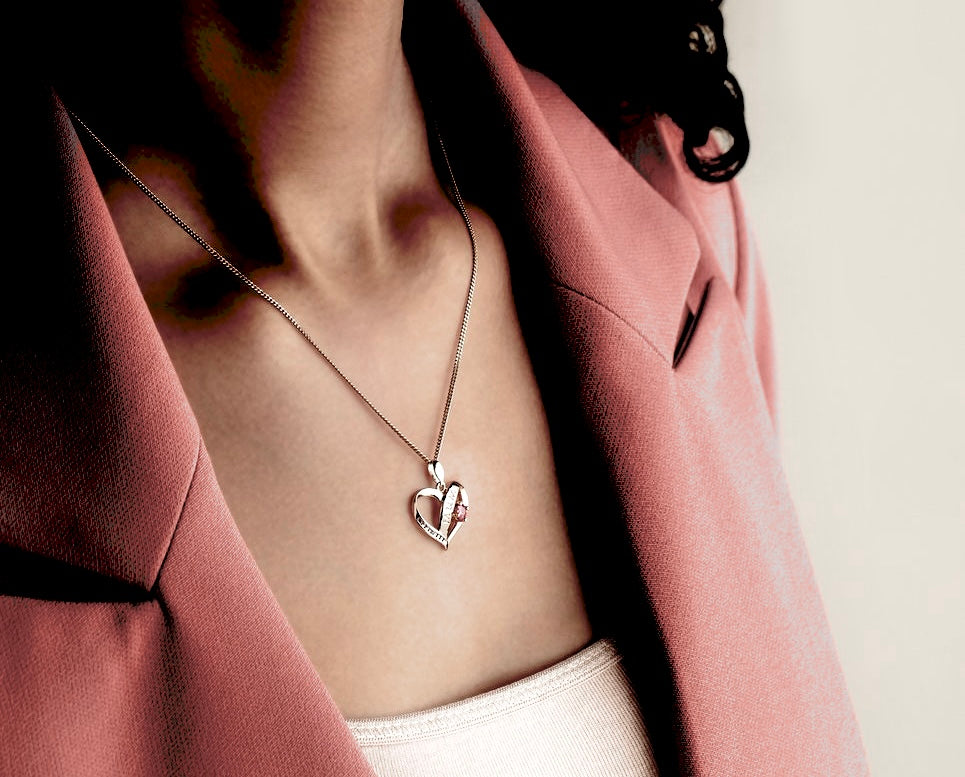 9ct Gold Plated Necklace Heart