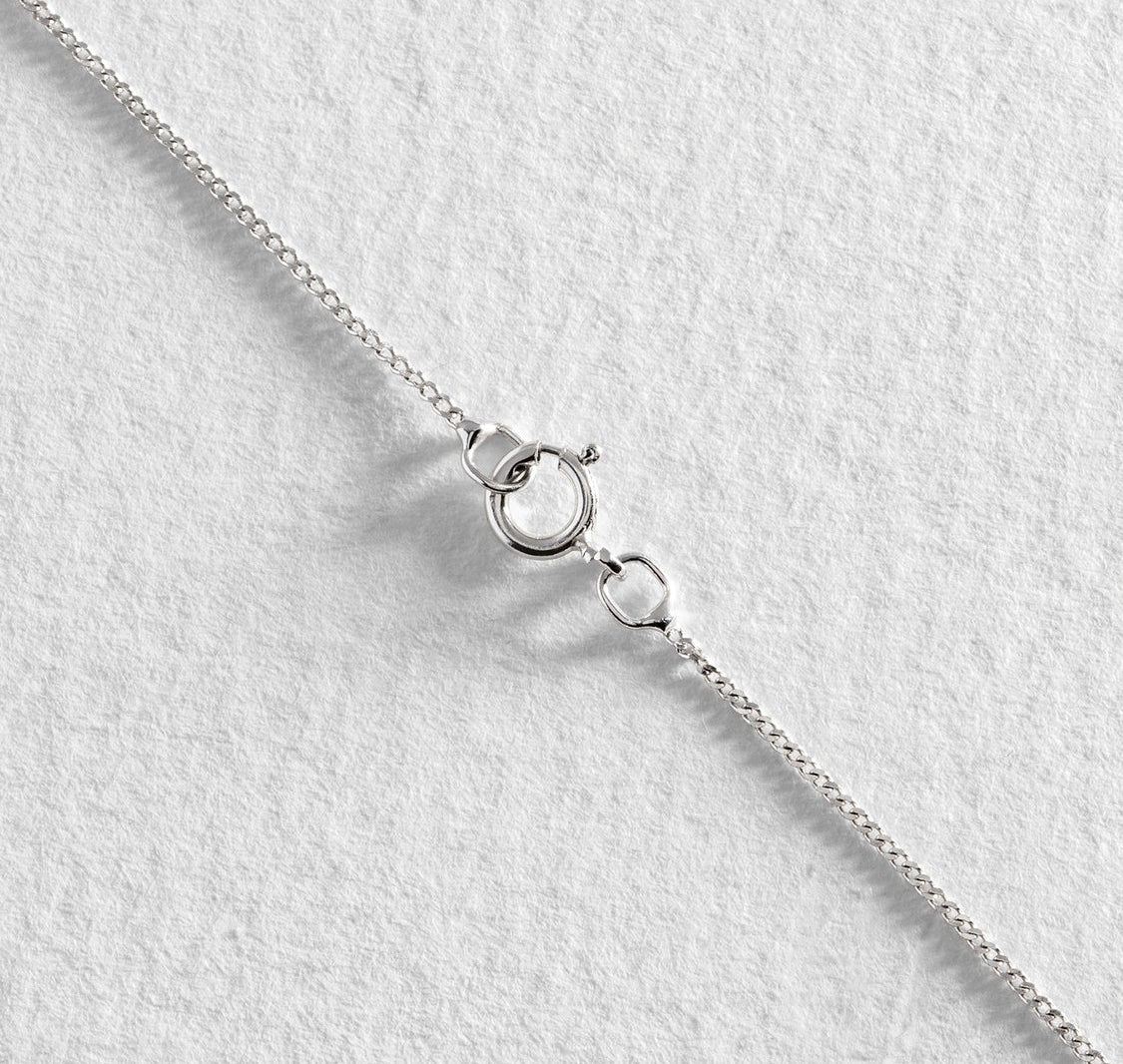 9ct Pure White Gold Pink 0.25ct Diamond